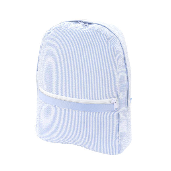 Medium Seersucker Backpack