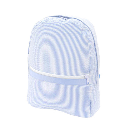 Medium Seersucker Backpack
