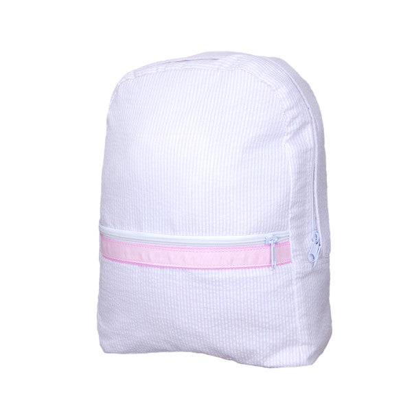 Medium Seersucker Backpack