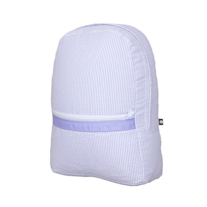 Medium Seersucker Backpack