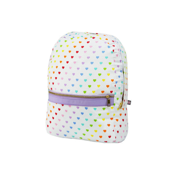Medium Seersucker Backpack