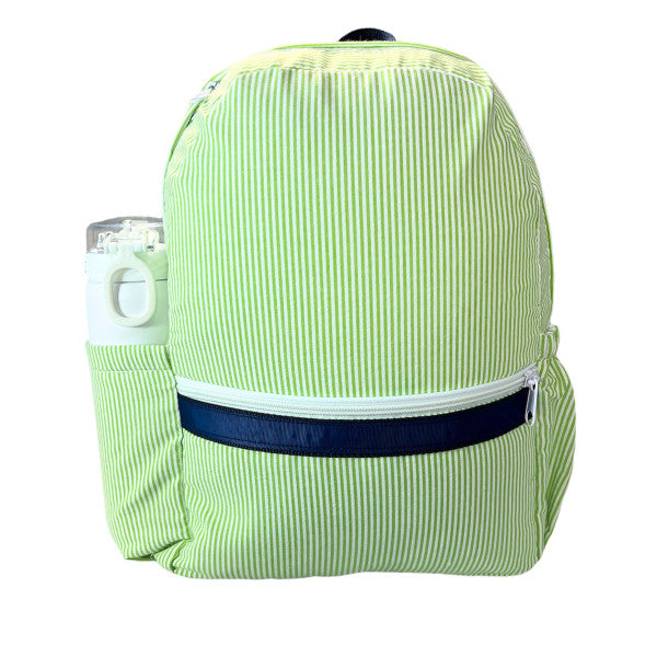 Medium Seersucker Backpack