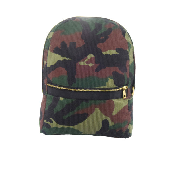 Medium Seersucker Backpack