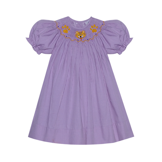 Purple Smocked Bishop - Tiger
