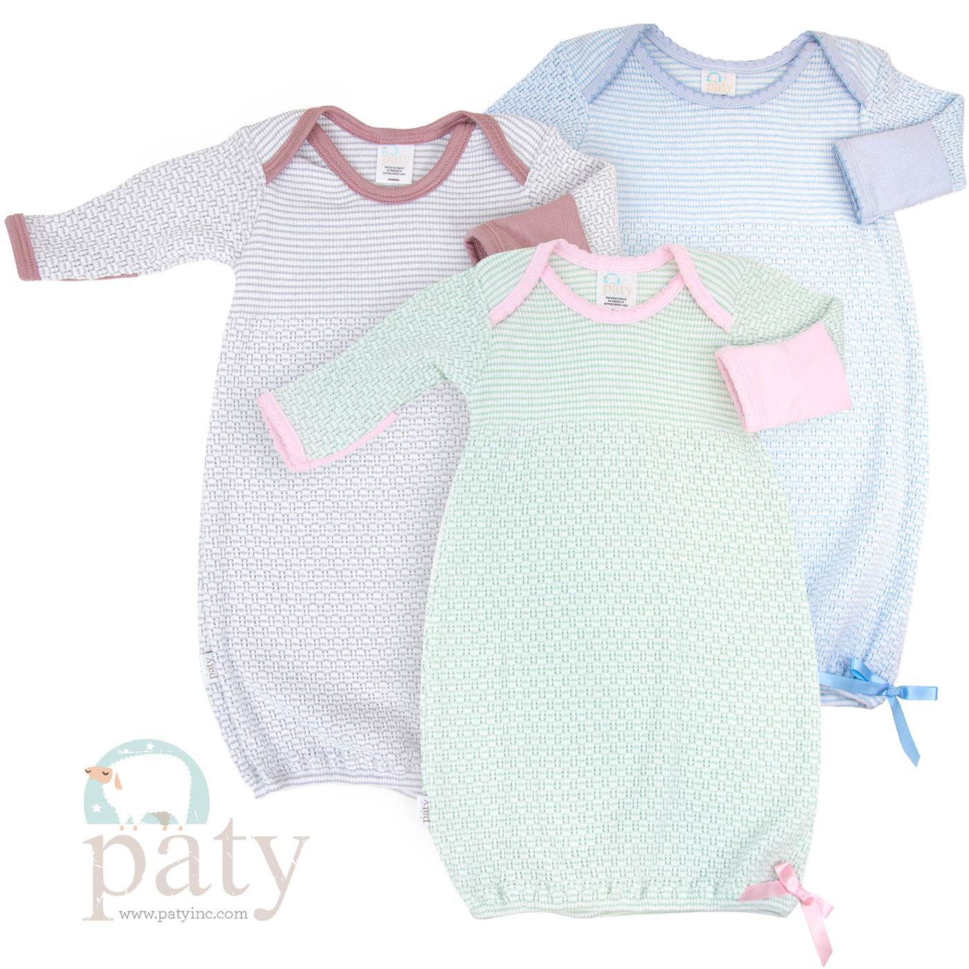 Solid Gown W/ Trim - 215J