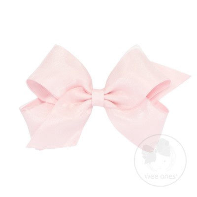 Organza Overlay Med. Bow - 7419