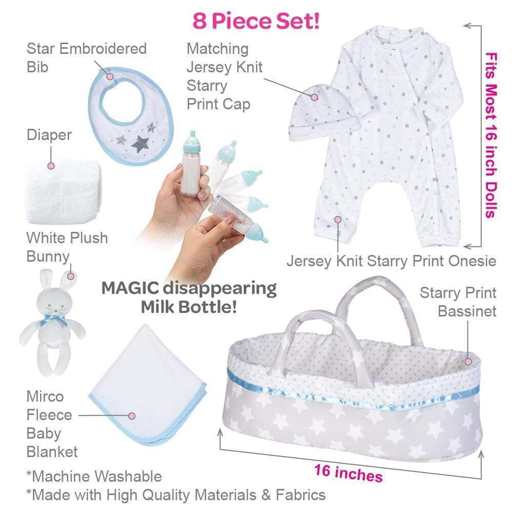 Adoption Baby Essentials - 8PC Set