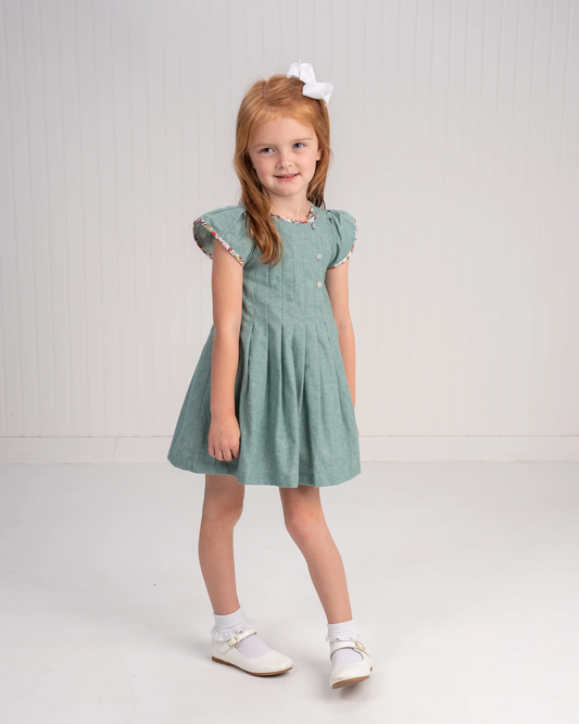 Mary Kathryn Dress - Fall Teal