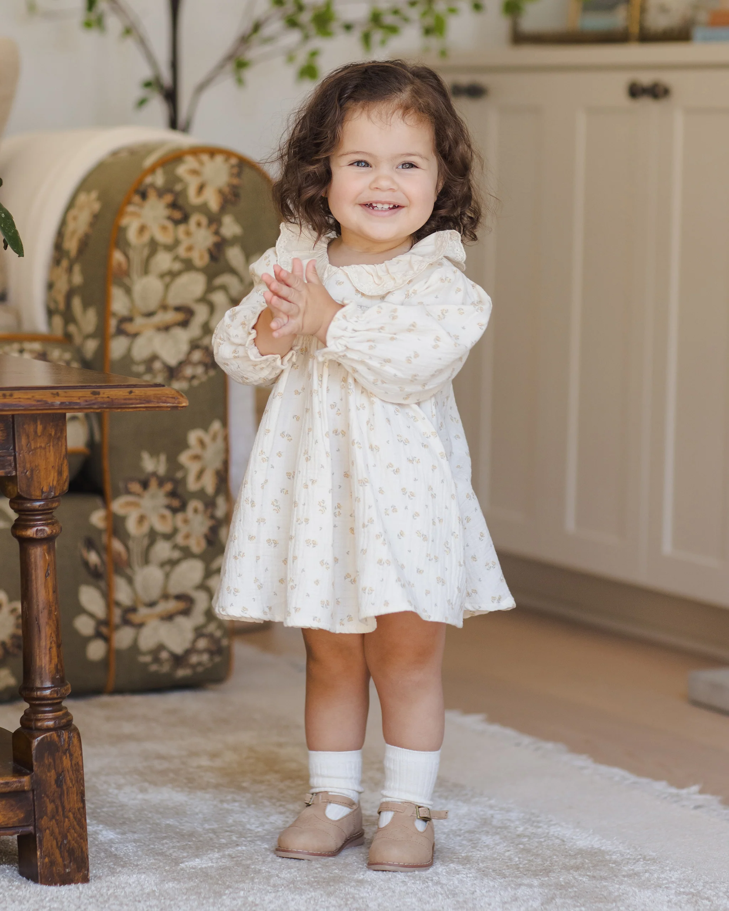 Callie Dress - Golden Floral