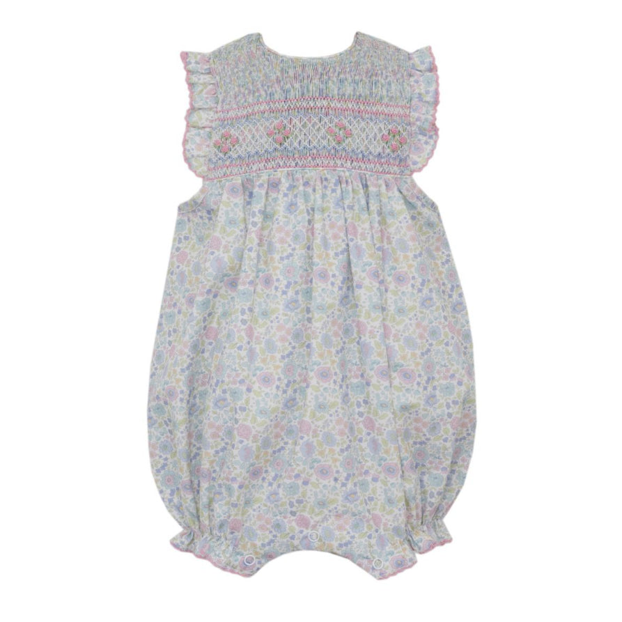 Edith - Pink & Blue Liberty Floral Romper