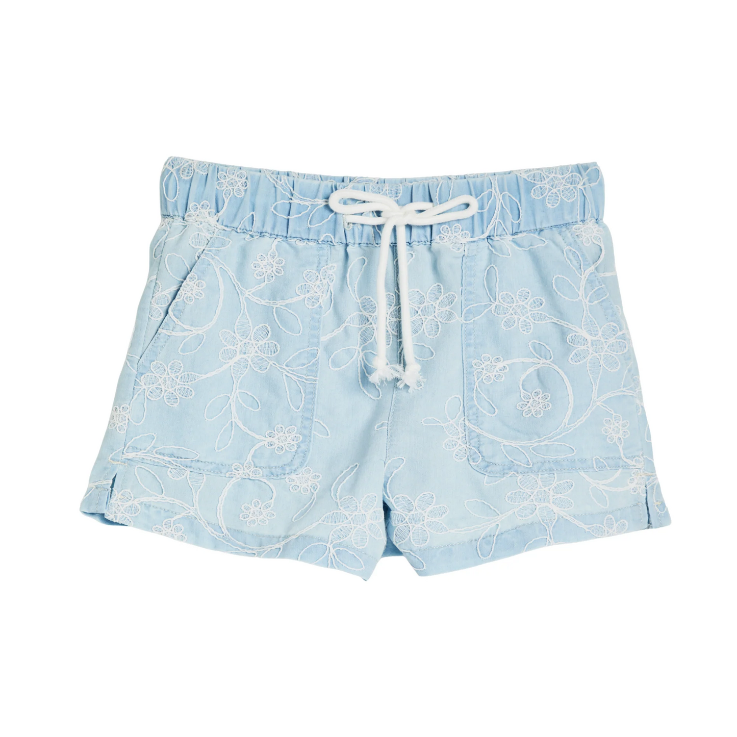 Embossed Floral Lounge Short