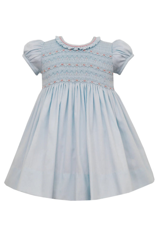 Isabella Ruffle Collar Pique Dress