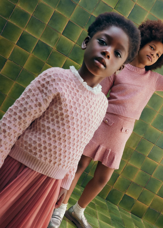 Chenille Sweater - Petal