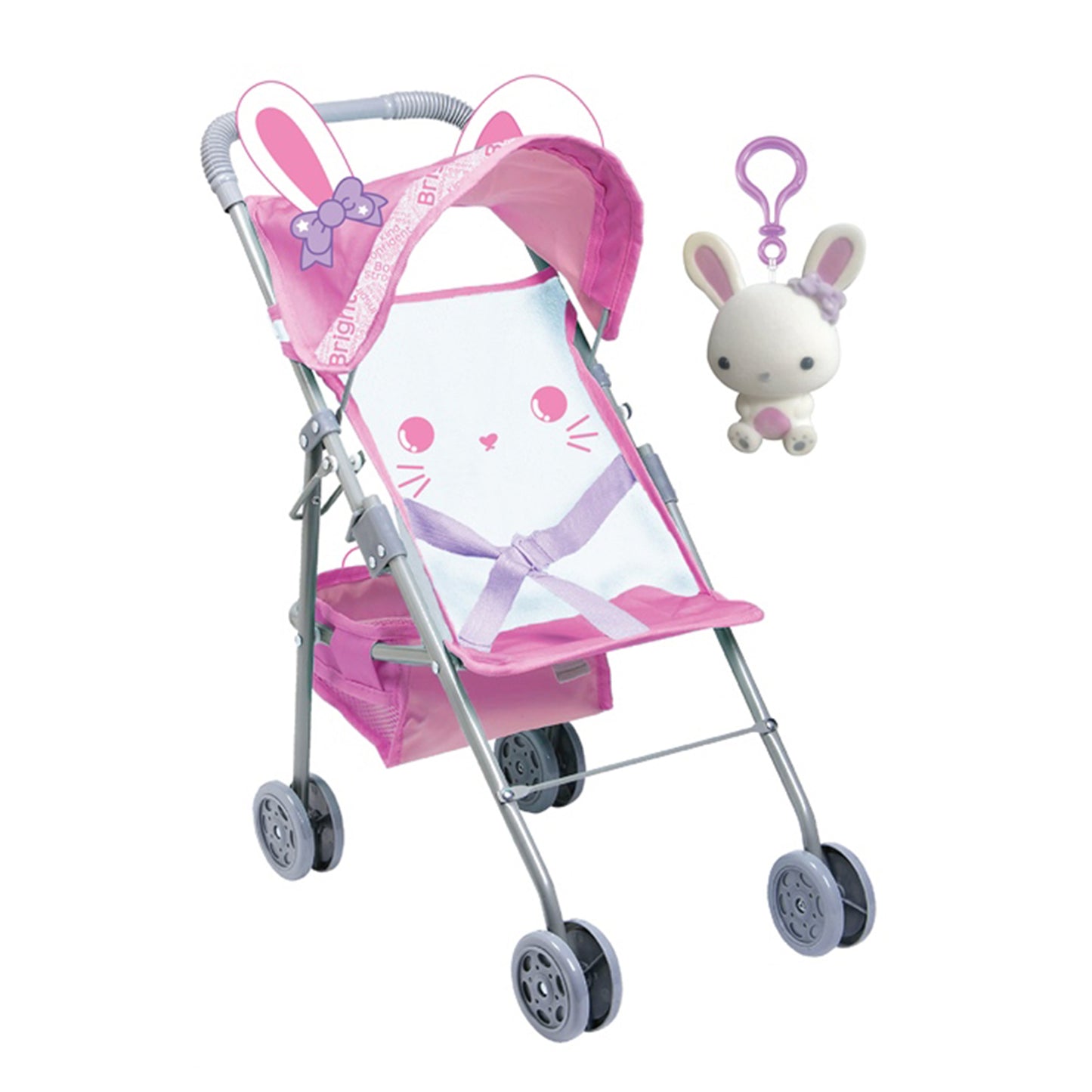 Be Bright Bunny Stroller & Key Chain