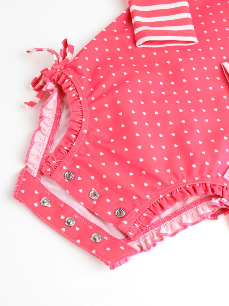 Rashguard 1PC - Hot Pink Heart