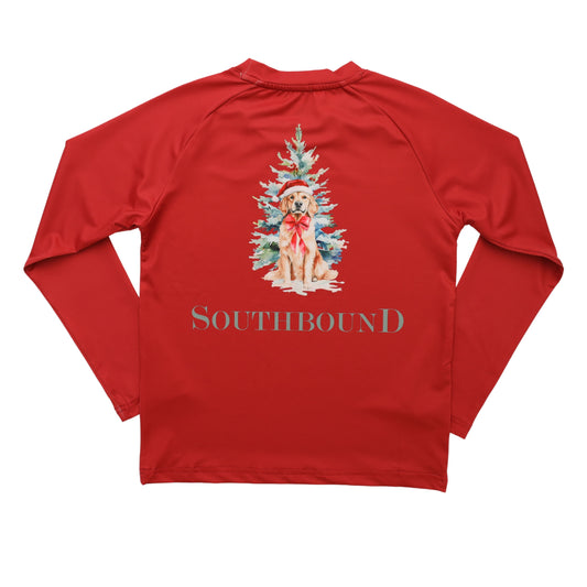 Perf. Tee - Christmas Pup