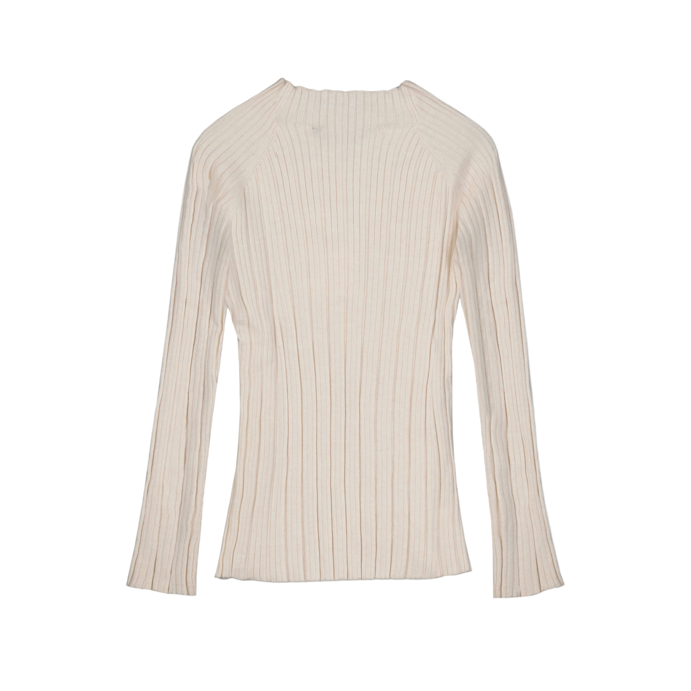 Mock Neck Sweater - Ecru