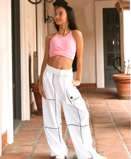 Pacific Pant - Wht/Black