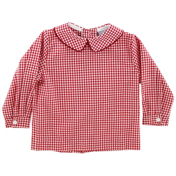 Red Check Short Set