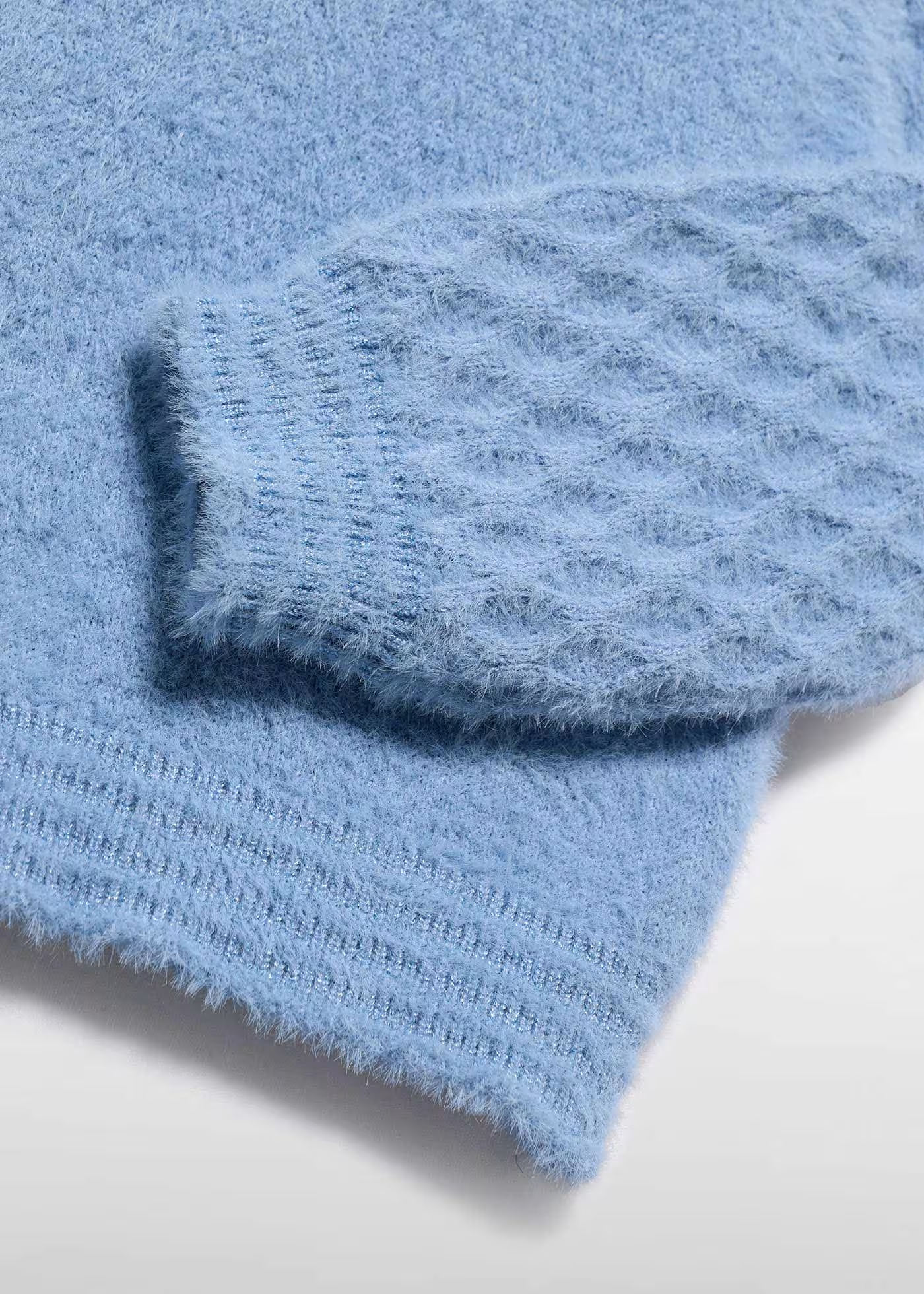 Fuzzy Sweater - Sky Blue