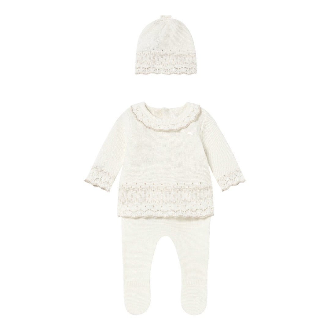Knit 3PC Set - Cream