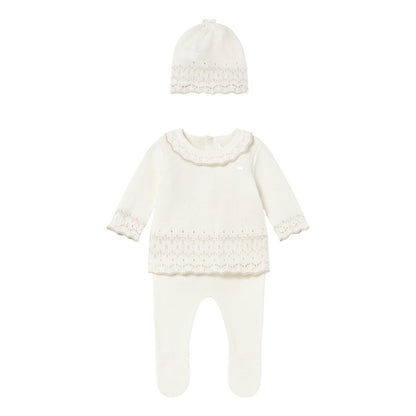 Knit 3PC Set - Cream