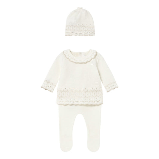 Knit 3PC Set - Cream