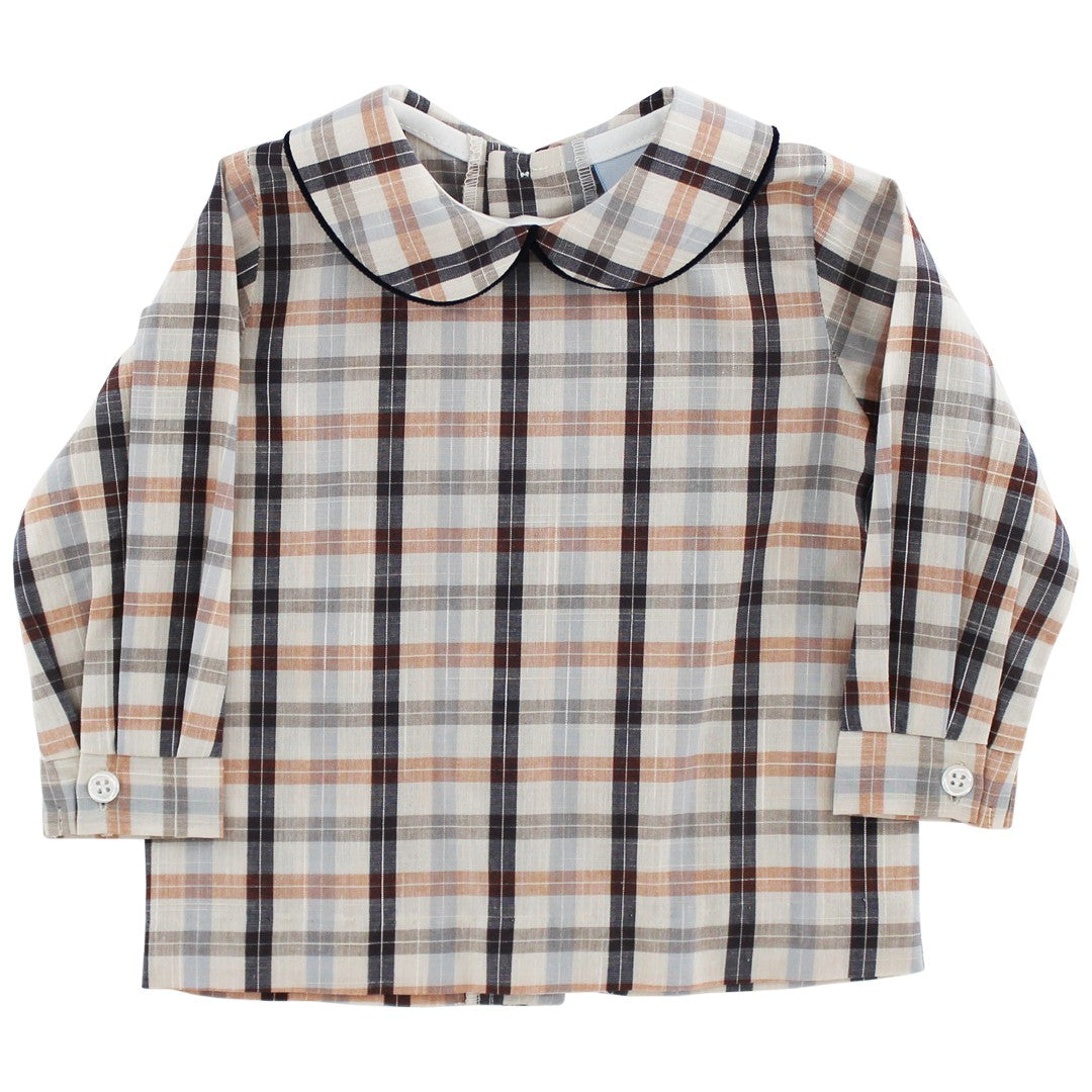 Piped Shirt - Charleston Plaid