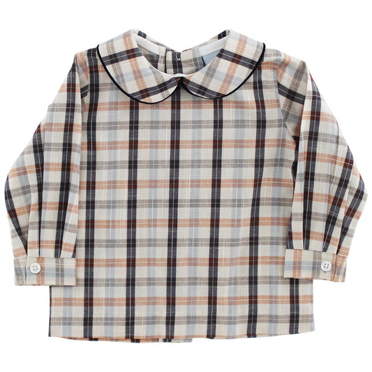 Piped Shirt - Charleston Plaid