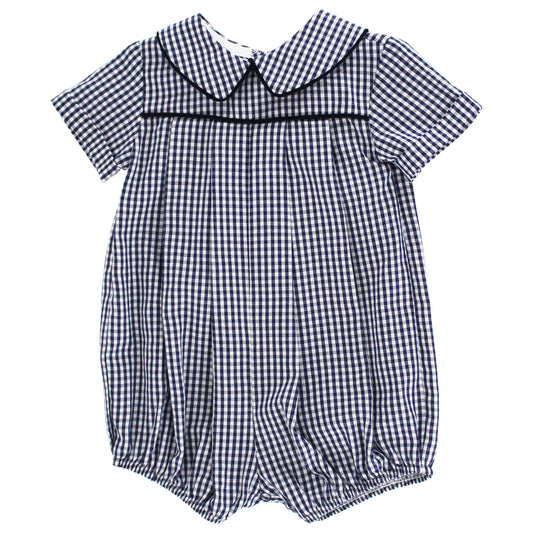Navy Check - Dressy Bubble