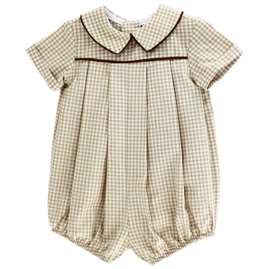 Khaki Check - Dressy Bubble