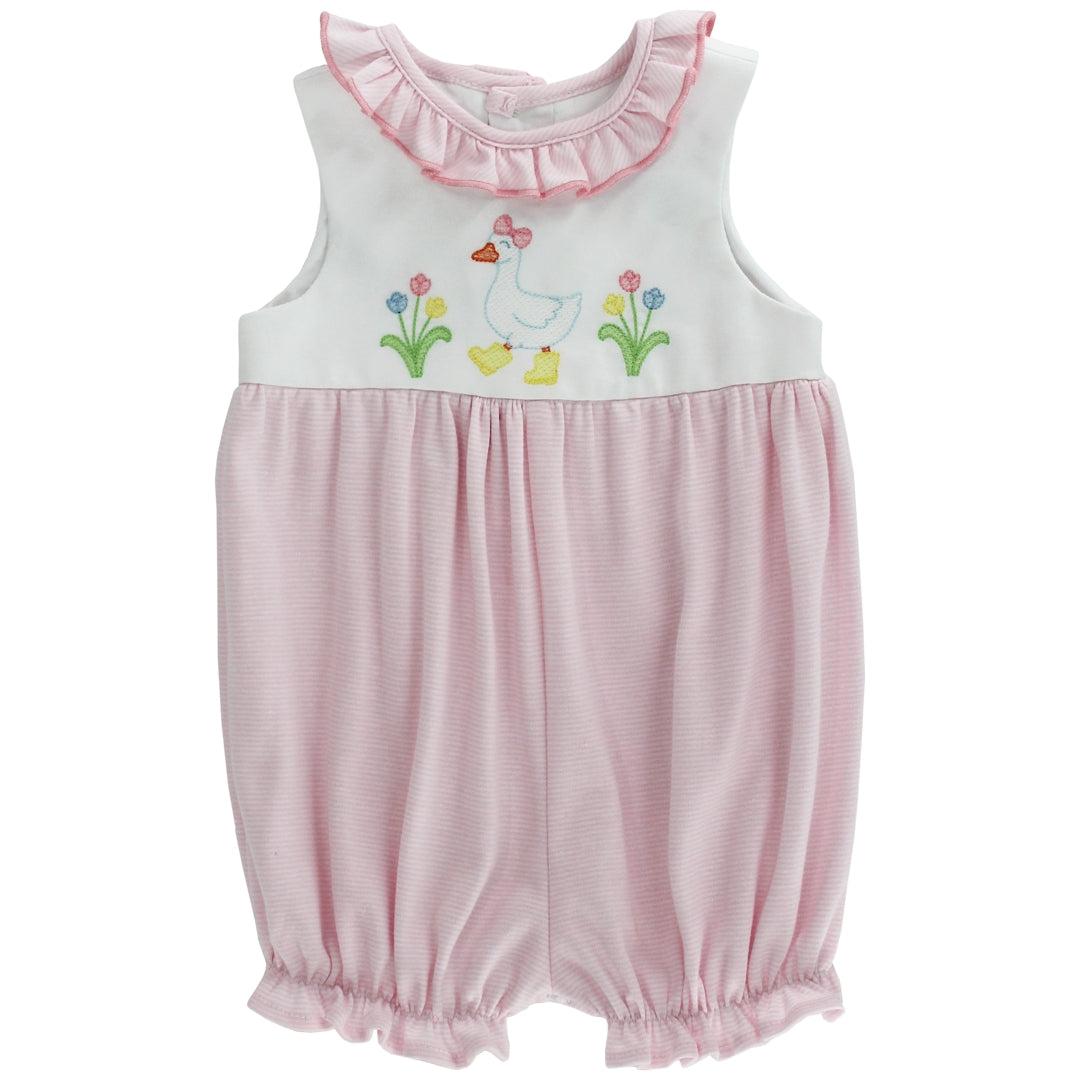 Knit Romper - Goose in Boots