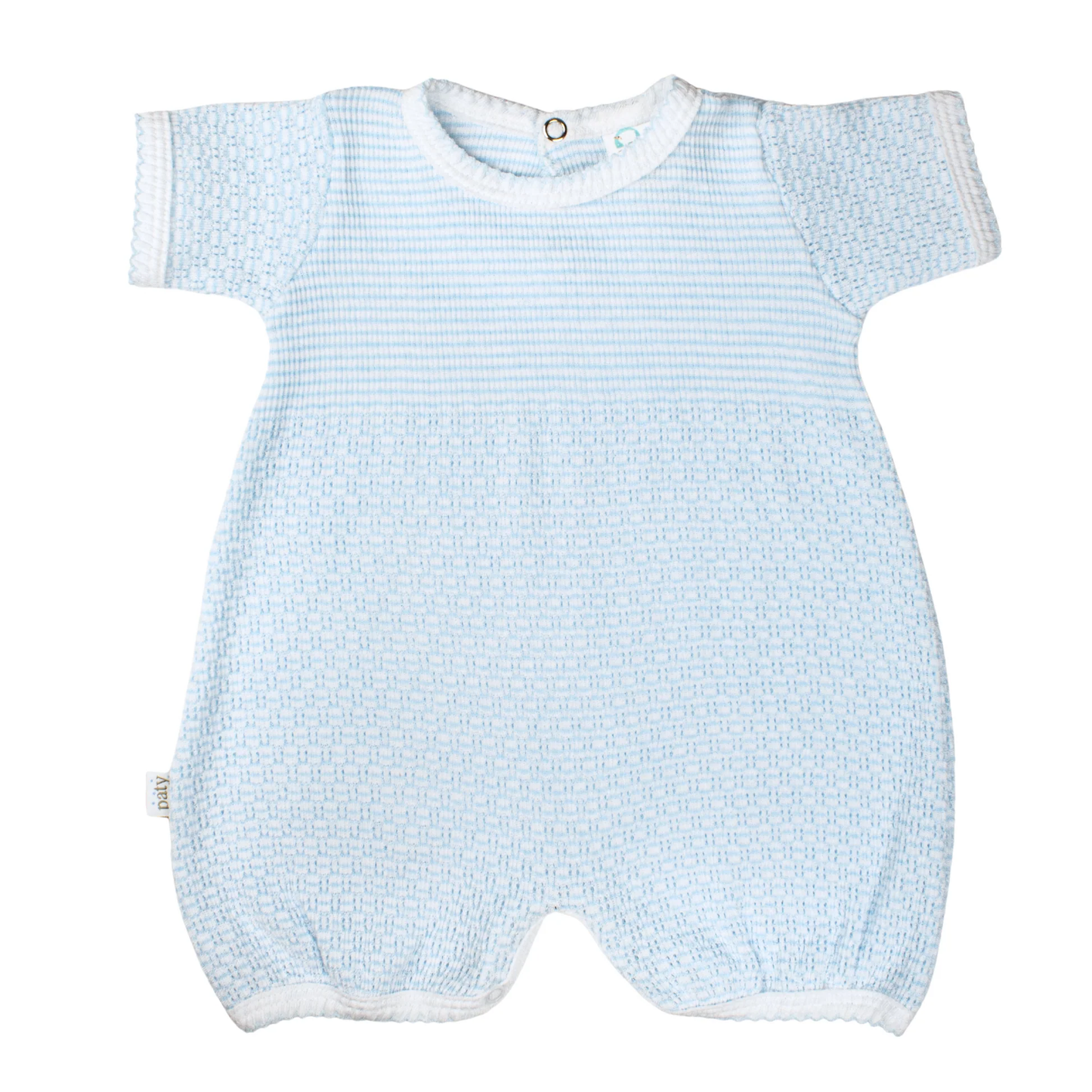 Knit Solid Straight Hem Bubble
