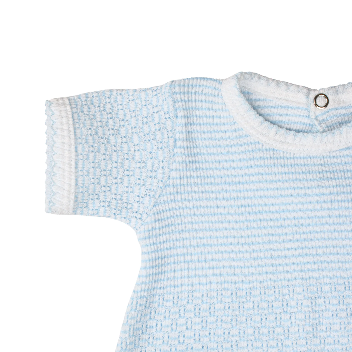 Knit Solid Straight Hem Bubble