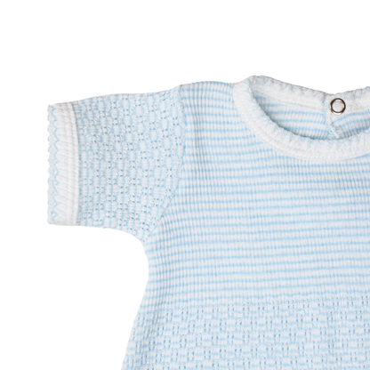 Knit Solid Straight Hem Bubble
