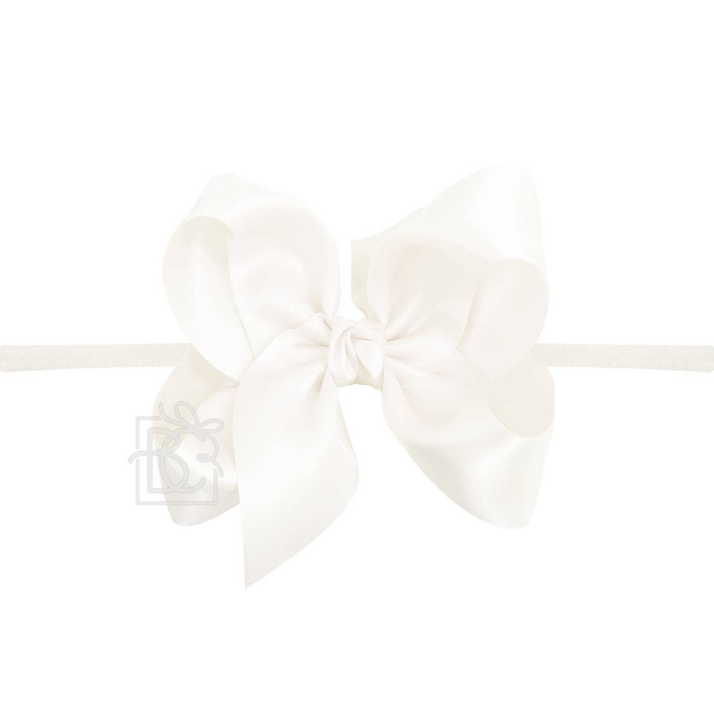 Satin Bow Headband - 5.5" XL