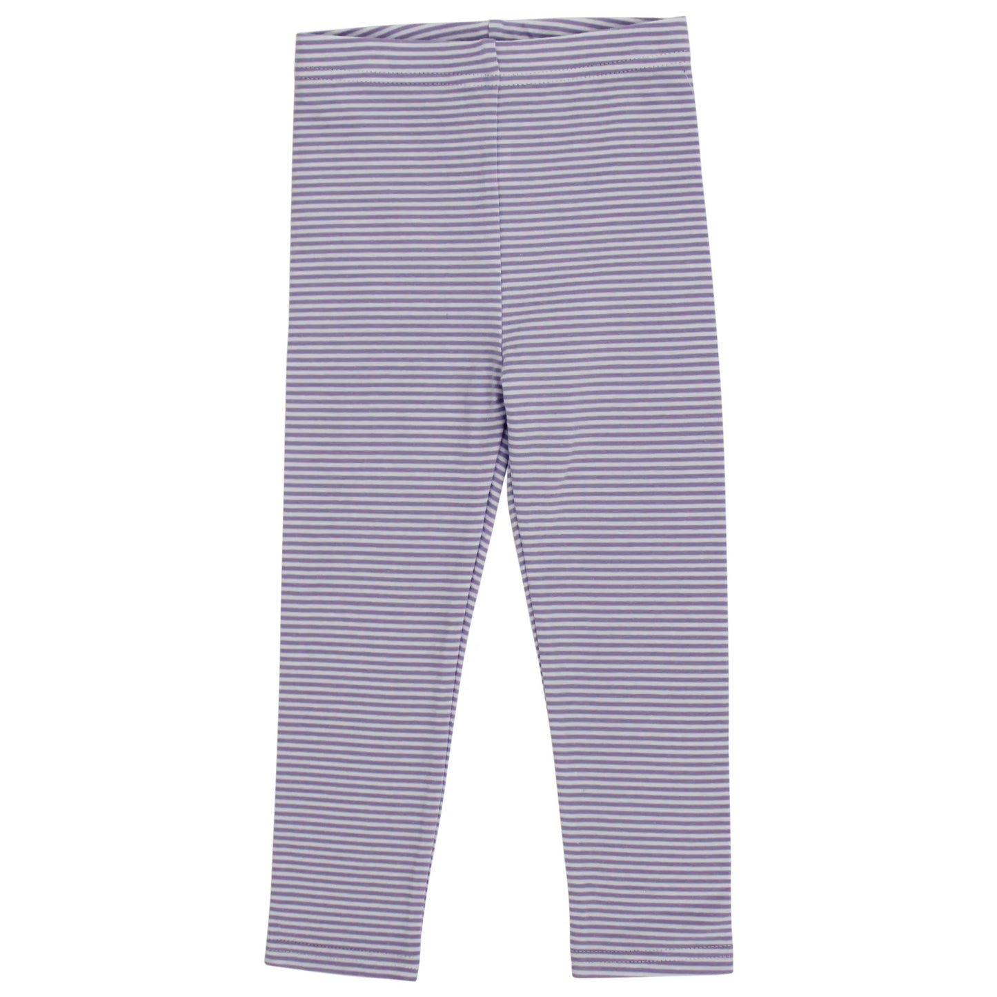 Lilac Stripe Knit Leggings