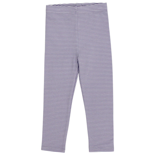 Lilac Stripe Knit Leggings