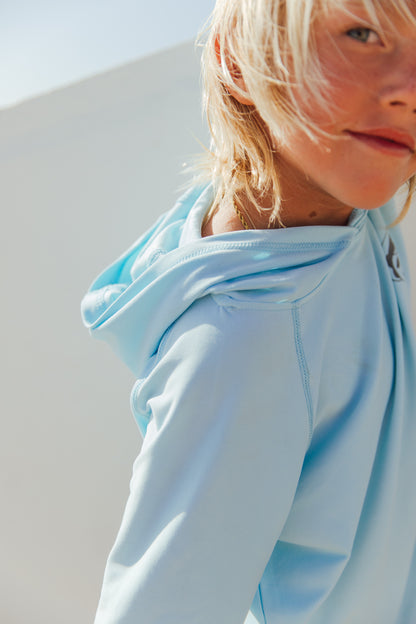 Reel Deal Tech Hoody - Crystal Blue