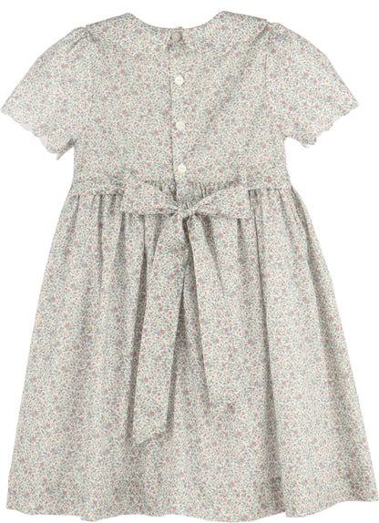 Fall Blossom Smock Dress-Pink