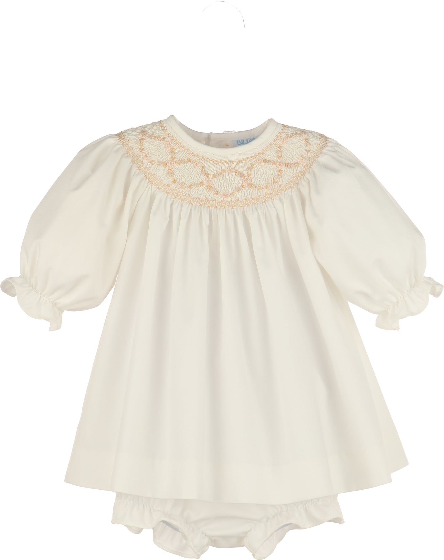 Classic Smock Bishop Set/Ivory-LM0501