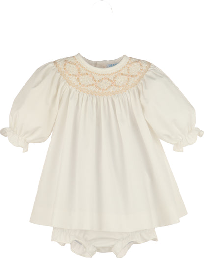 Classic Smock Bishop Set/Ivory-LM0501