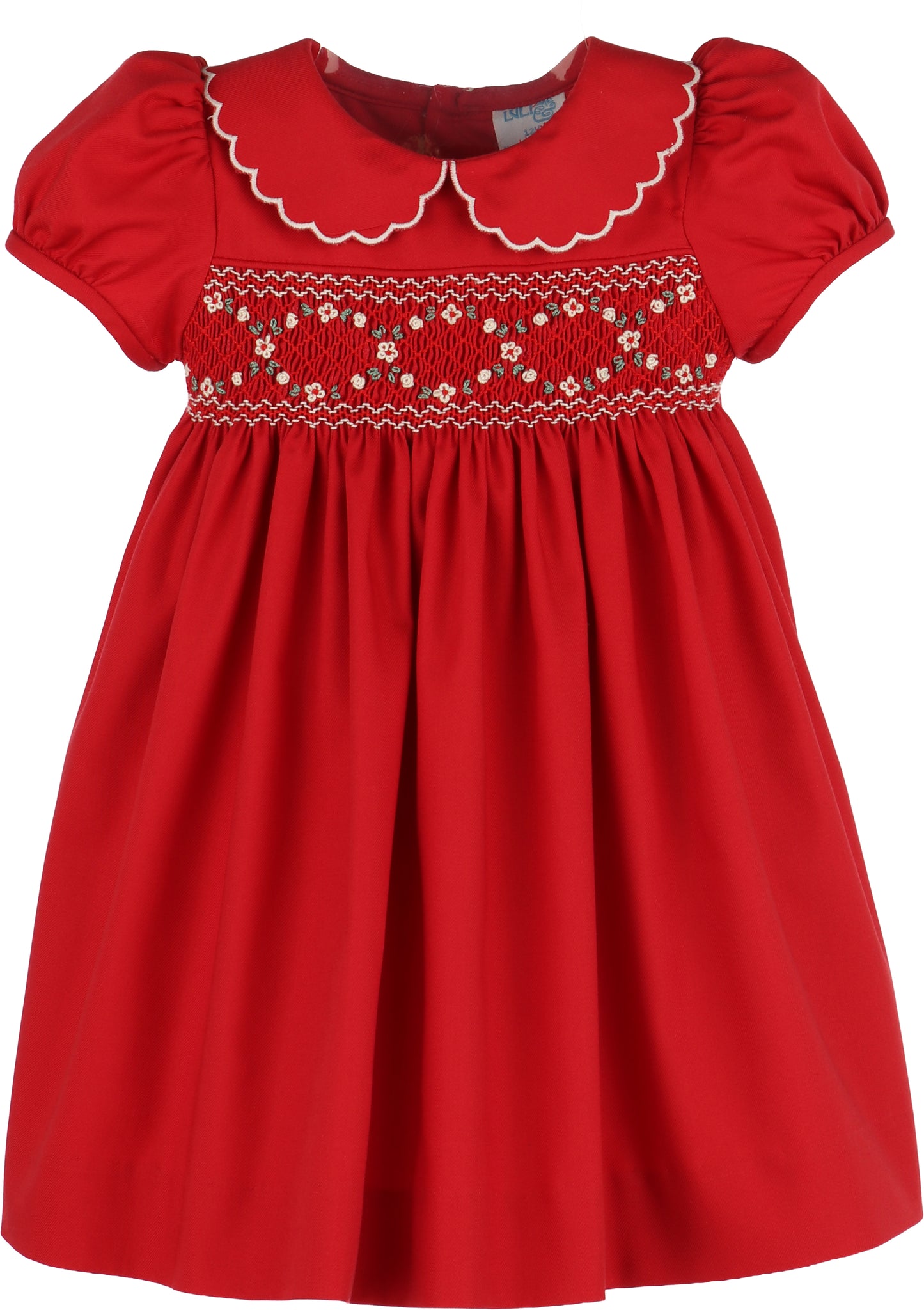 Classic Smock Dress/Red-LM0503