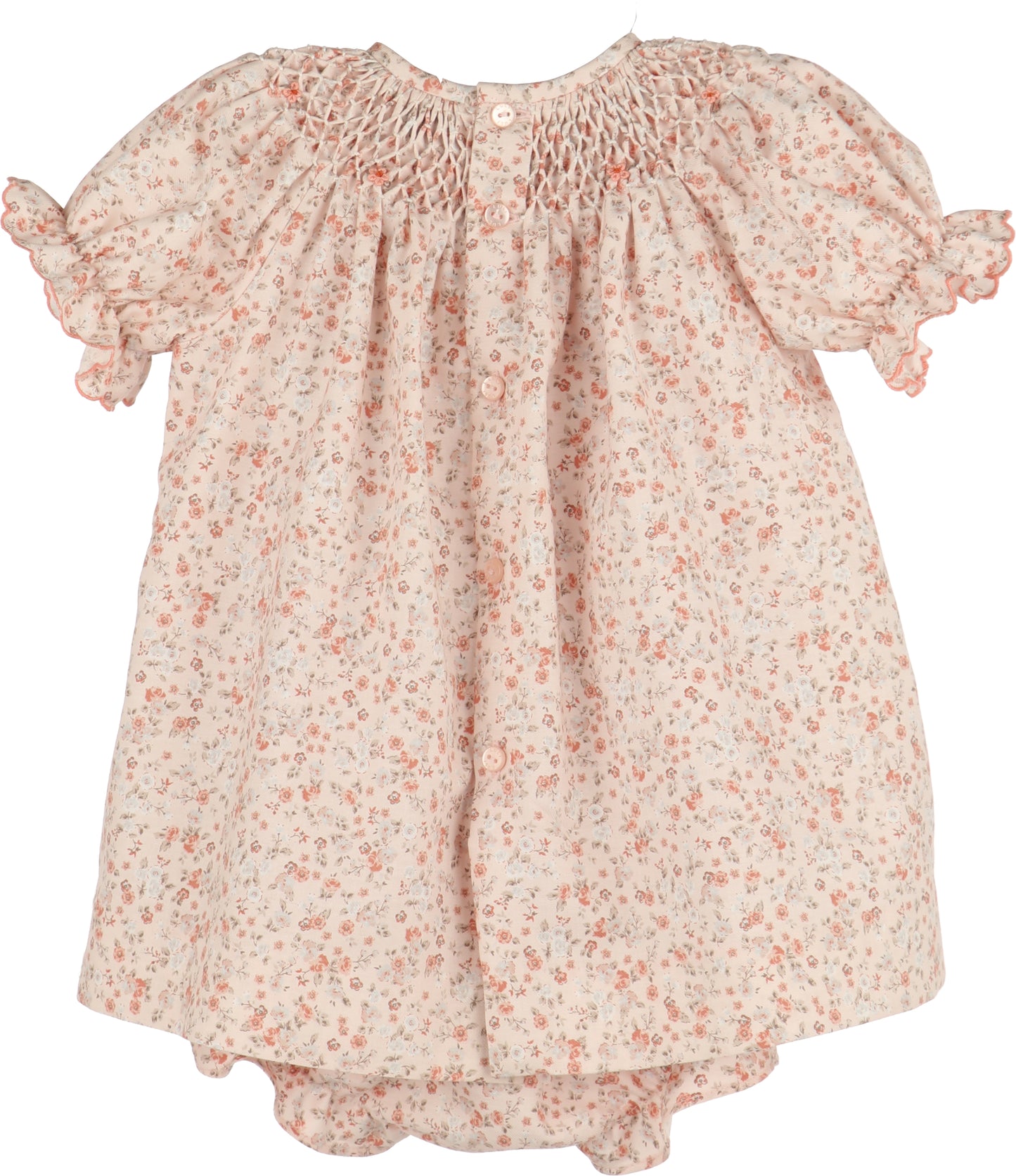Honeycomb Smock Bishop/Orange-LM1102