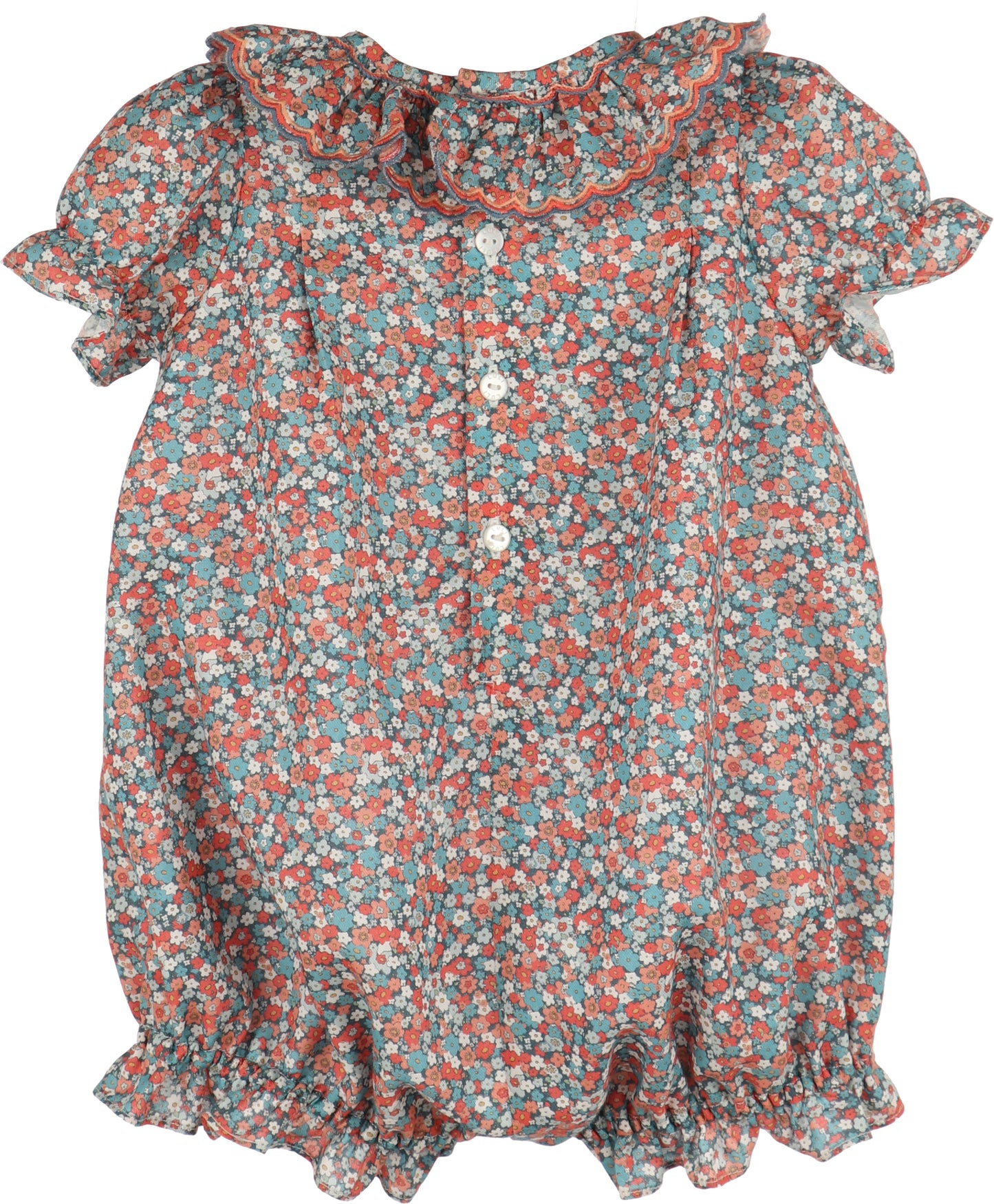 Floral Vintage Bubble/Blue-1402