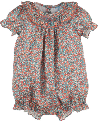 Floral Vintage Bubble/Blue-1402