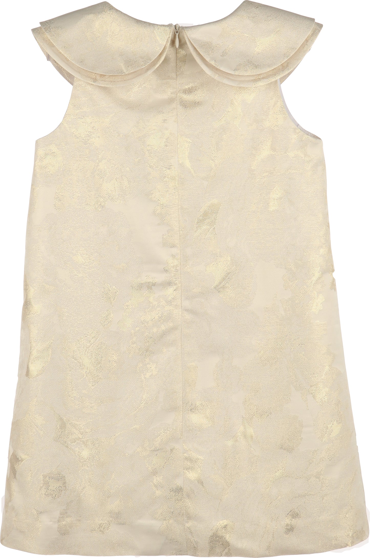 Golden Flowers A-Line Dress-2502