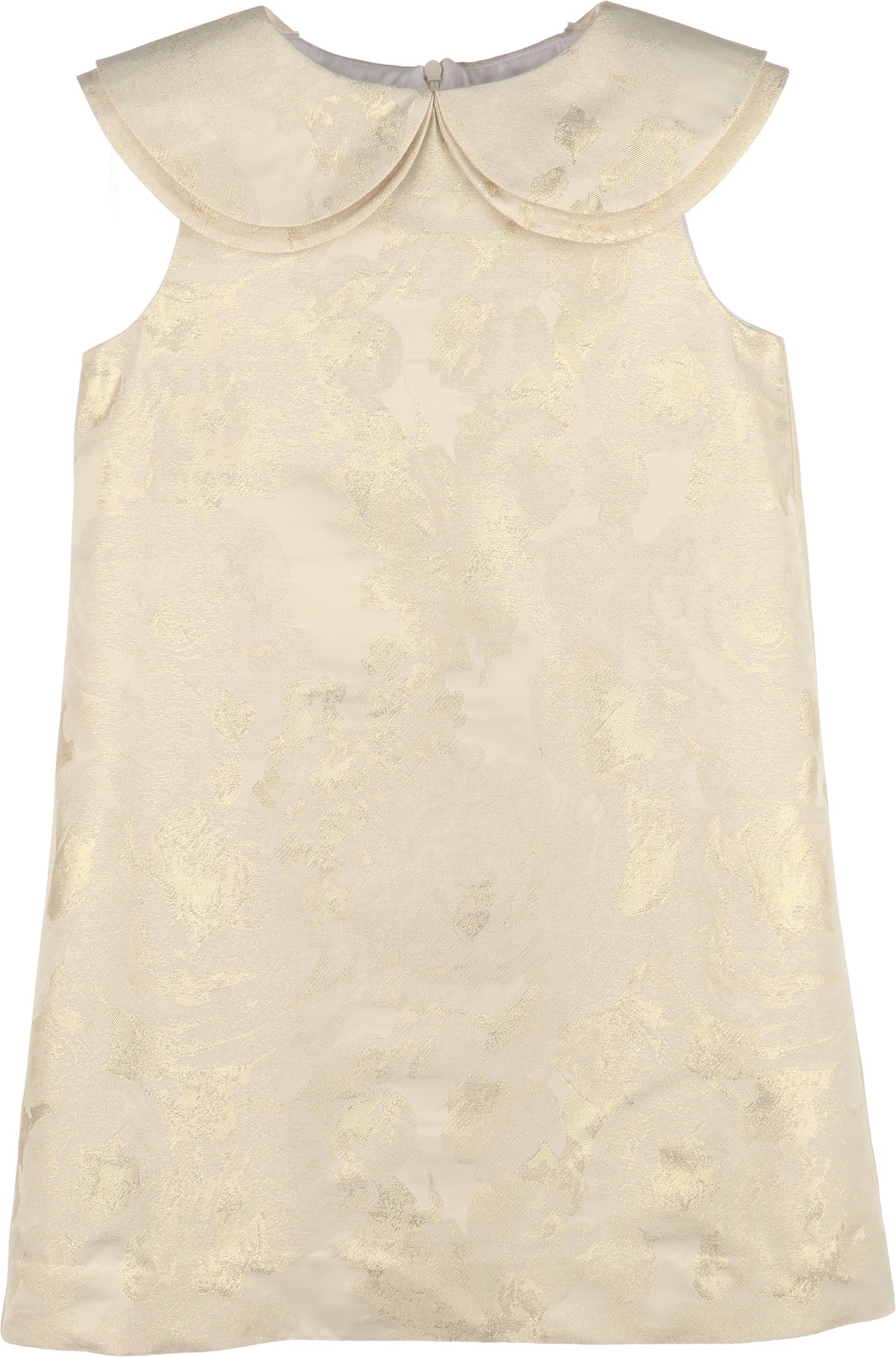 Golden Flowers A-Line Dress-2502