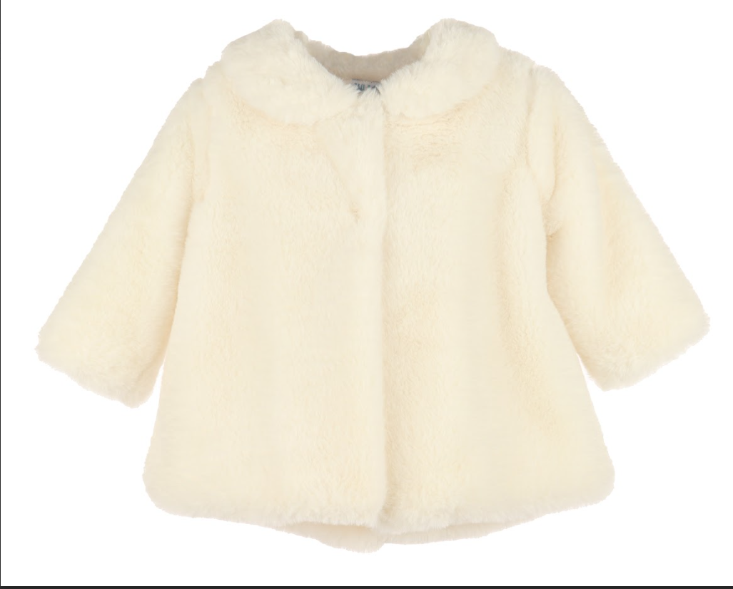 Cozy Fuzzy Long Coat-Ivory