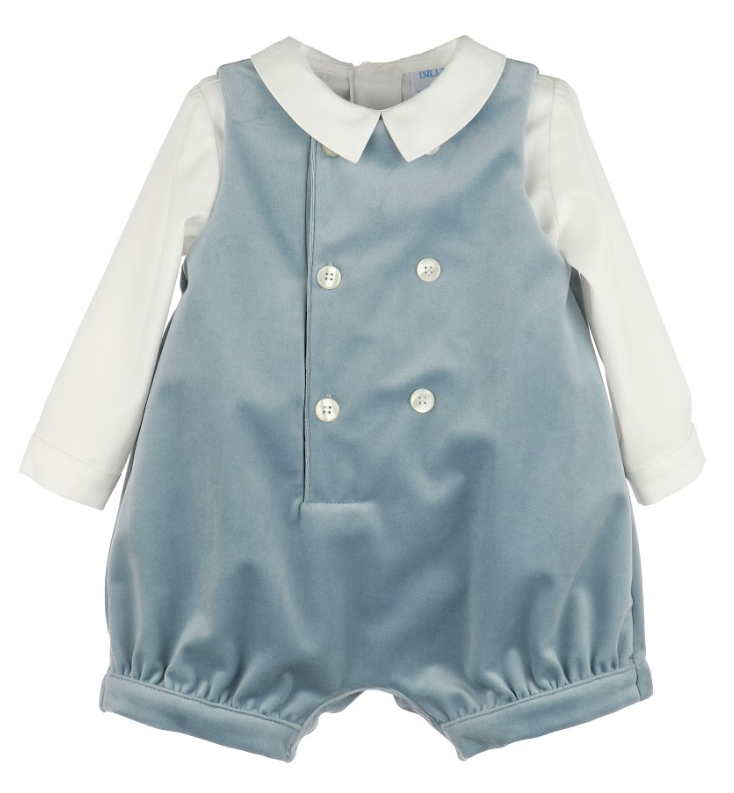 Deluxe Velvet Boy Romper-2802